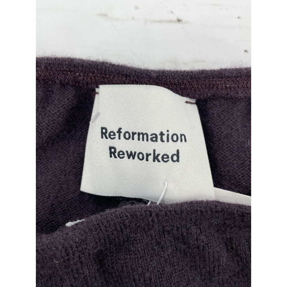 Reformation Reworked Tube Top OS Purple New - Picture 3 of 4